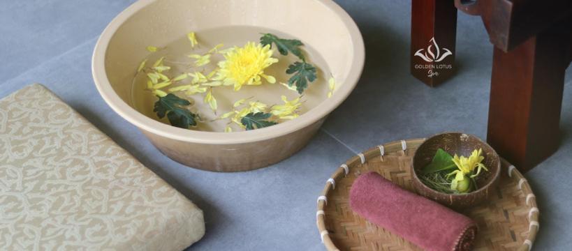 Golden Lotus Spa & Homestay Ap Thien Phuoc Eksteriør billede