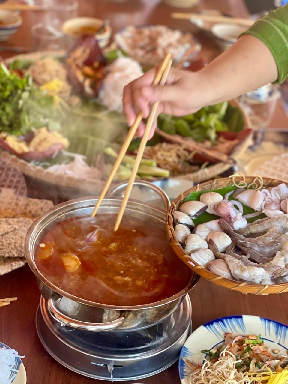 Golden Lotus Spa & Homestay Ap Thien Phuoc Eksteriør billede